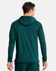 Celero Hooded Long Sleeve in Pine Green - Midlayer - Gym+Coffee IE