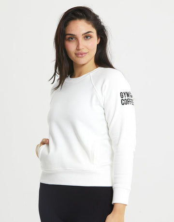 Chill Crew in White - Sweatshirts - Gym+Coffee IE