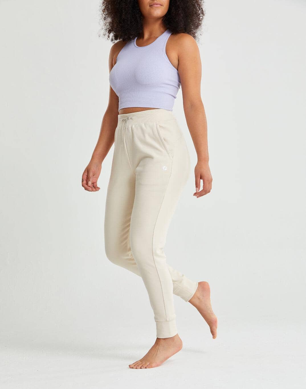 Chill Track Jogger in Alabaster - Joggers - Gym+Coffee IE