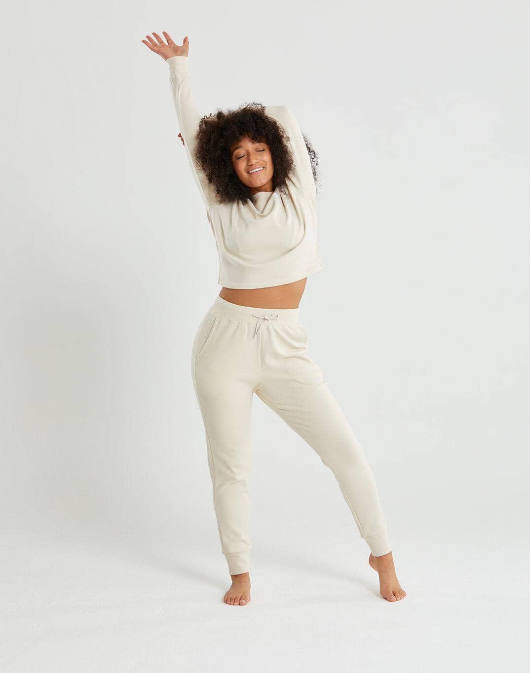 Chill Track Jogger in Alabaster - Joggers - Gym+Coffee IE