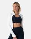 Adaptive Crop Zip in White