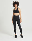 Essential Base Full Length Legging in Jet Black - Leggings - Gym+Coffee IE