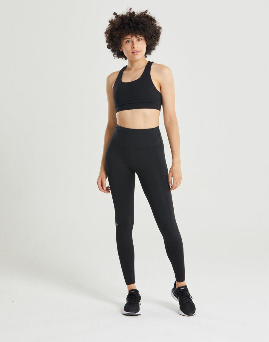 Essential Base Full Length Legging in Jet Black - Leggings - Gym+Coffee IE