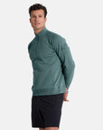 Chill Half Zip in Fern Green - Hoodies - Gym+Coffee IE