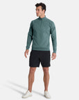 Chill Half Zip in Fern Green - Hoodies - Gym+Coffee IE