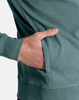 Chill Half Zip in Fern Green - Hoodies - Gym+Coffee IE