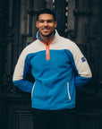 Half Zip Polar Fleece in Sky Blue