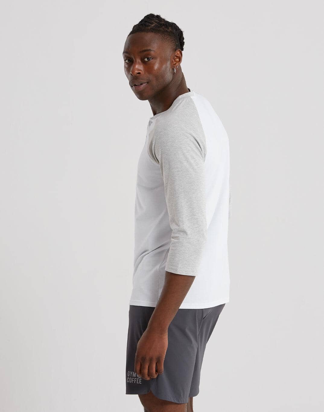 Henley Tee in Grey Marl - T-Shirts - Gym+Coffee IE