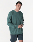 Kinney Crew in Fern Green - Sweatshirts - Gym+Coffee IE