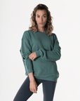 Kinney Crew in Fern Green - Sweatshirts - Gym+Coffee IE