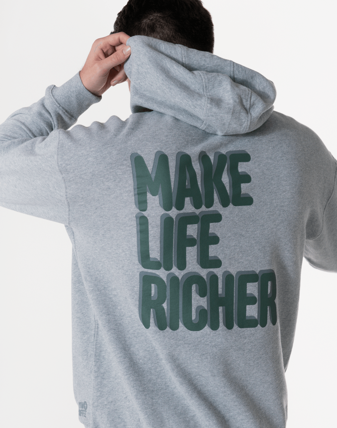 Kinney Hoodie in Grey Marl - Hoodies - Gym+Coffee IE
