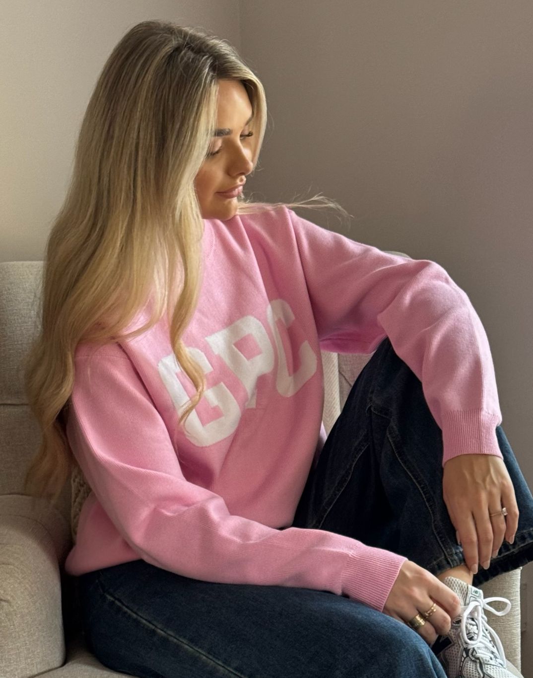 Knit Crew in Pink Blossom