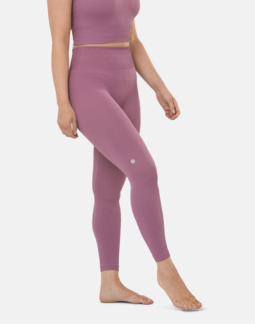 Lotus Rib Knit Legging in Desert Berry - Leggings - Gym+Coffee IE