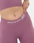 Lotus Rib Knit Legging in Desert Berry - Leggings - Gym+Coffee IE