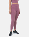 Lotus Rib Knit Legging in Desert Berry - Leggings - Gym+Coffee IE