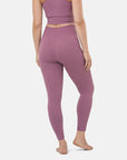 Lotus Rib Knit Legging in Desert Berry - Leggings - Gym+Coffee IE