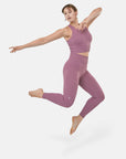 Lotus Rib Knit Legging in Desert Berry - Leggings - Gym+Coffee IE