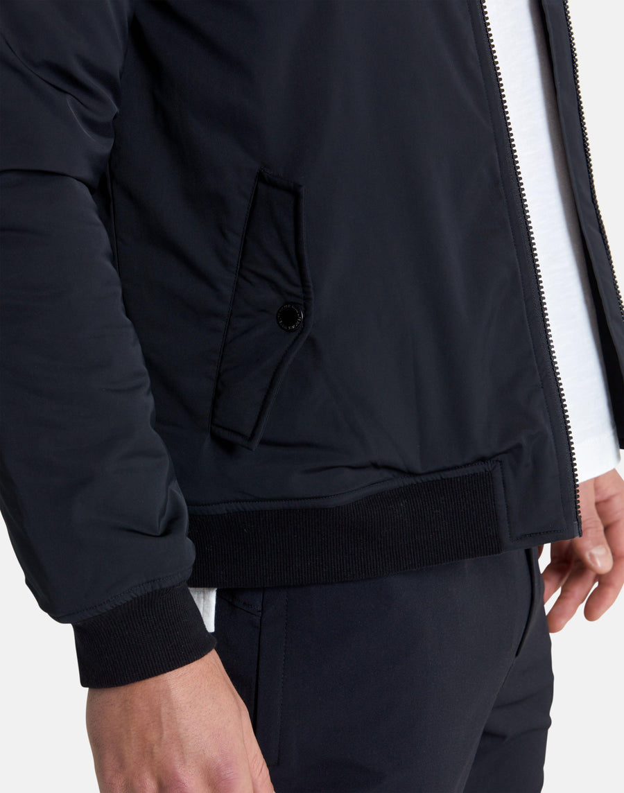 Mens Blaze Bomber Jacket in Jet Black - Outerwear - Gym+Coffee IE