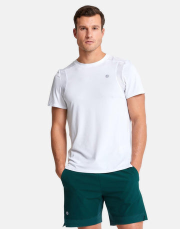 Men's Celero Tee in Striker White - T-Shirts - Gym+Coffee