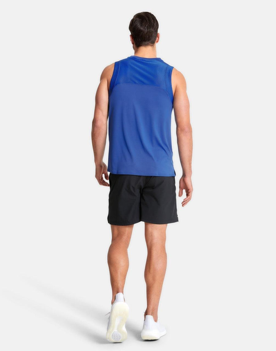 Men's Celero Vest in Earth Blue - Tanks - Gym+Coffee