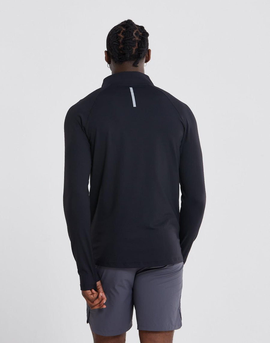 Pursuit Track Jacket in Black - Mid Layer - Gym+Coffee