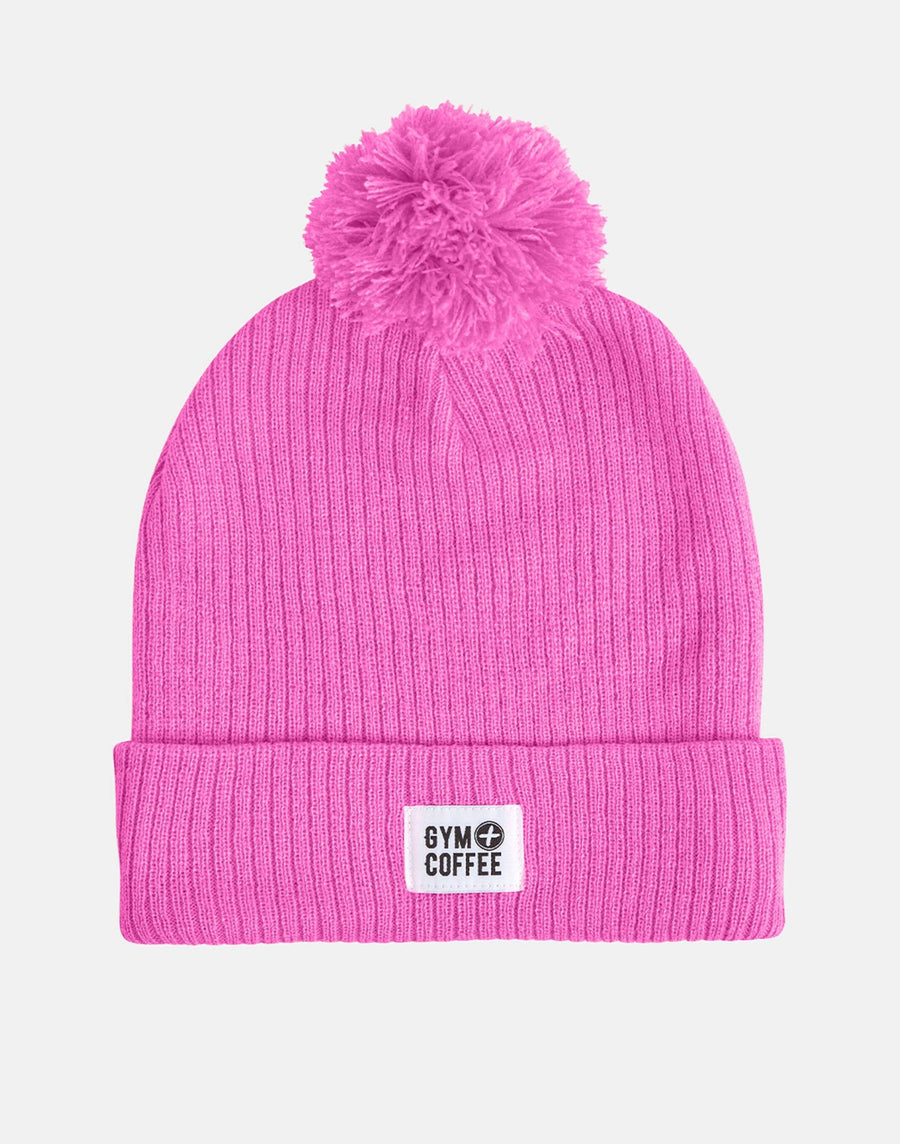 Rouge Bobble Beanie - Beanies - Gym+Coffee IE