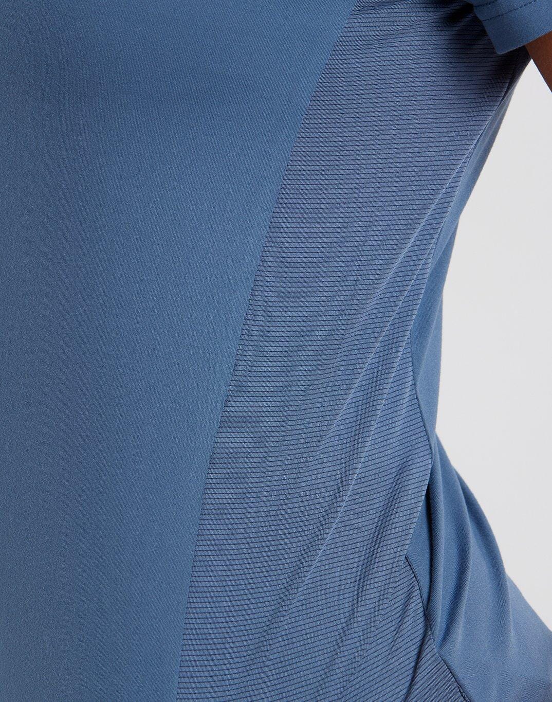 Run Free Tee in Metal Blue - T-Shirts - Gym+Coffee IE