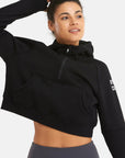 Sierra Crop in Black - Hoodies - Gym+Coffee IE