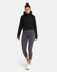 Sierra Crop in Black - Hoodies - Gym+Coffee IE