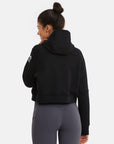 Sierra Crop in Black - Hoodies - Gym+Coffee IE