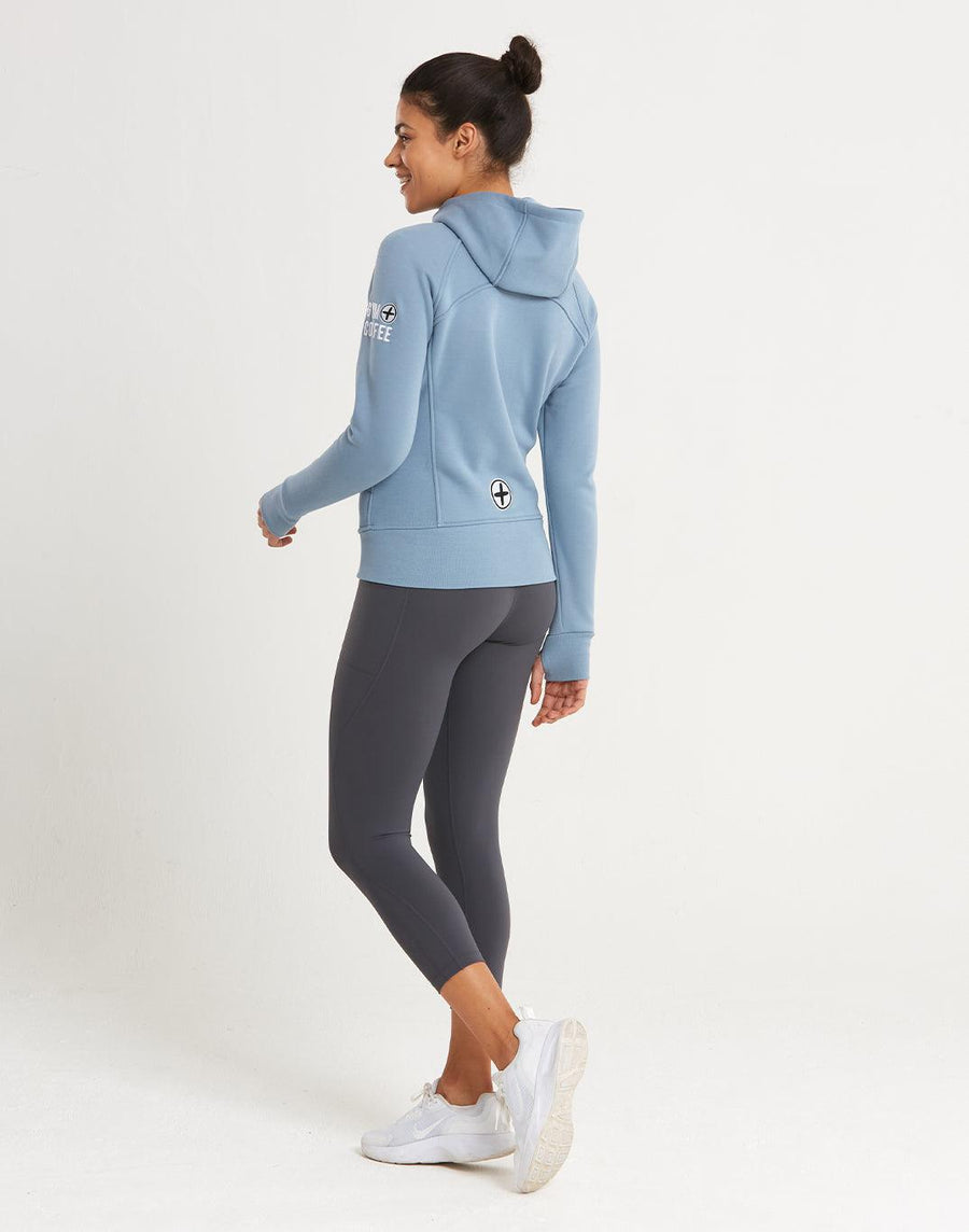 Sierra Hoodie in Cornflower Blue - Hoodies - Gym+Coffee IE