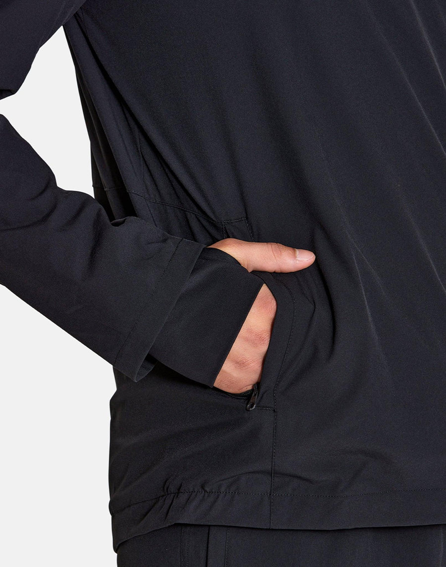 Slipstream Windbreaker in Black - Outerwear - Gym+Coffee