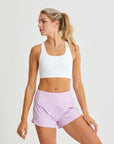 Swift Mesh Racer Bra in Crisp White - Bras - Gym+Coffee IE