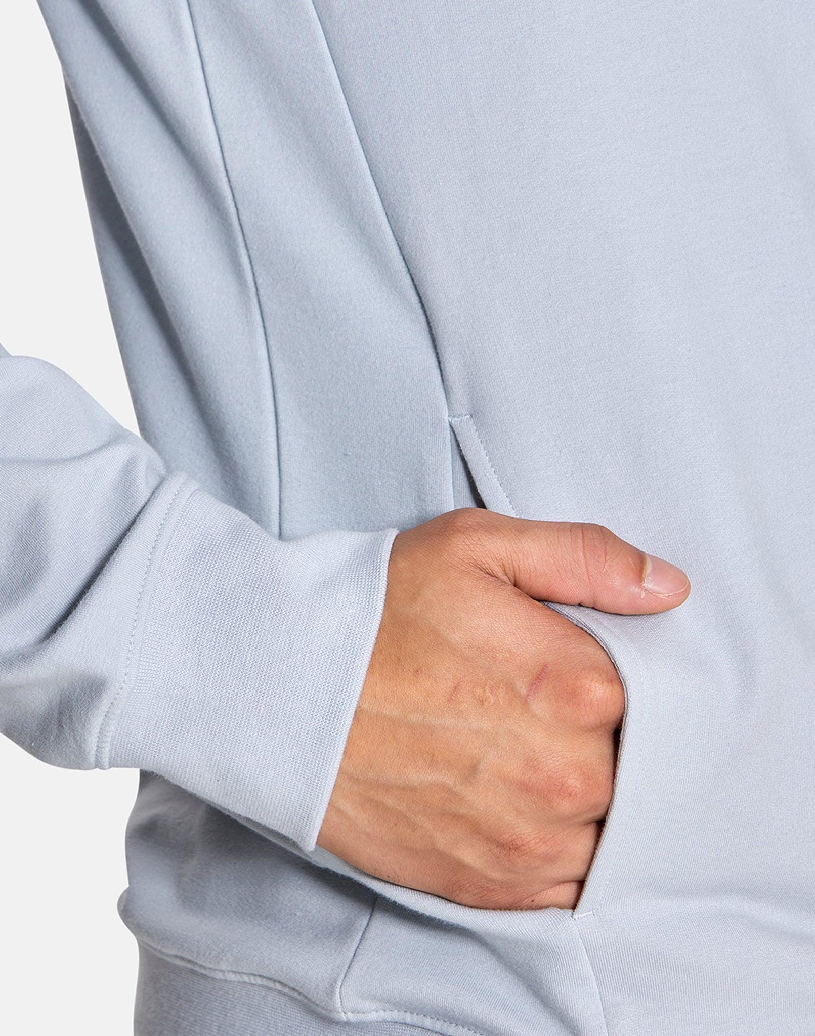 Transit Half Zip Hoodie in Marble Grey - Hoodies - Gym+Coffee IE