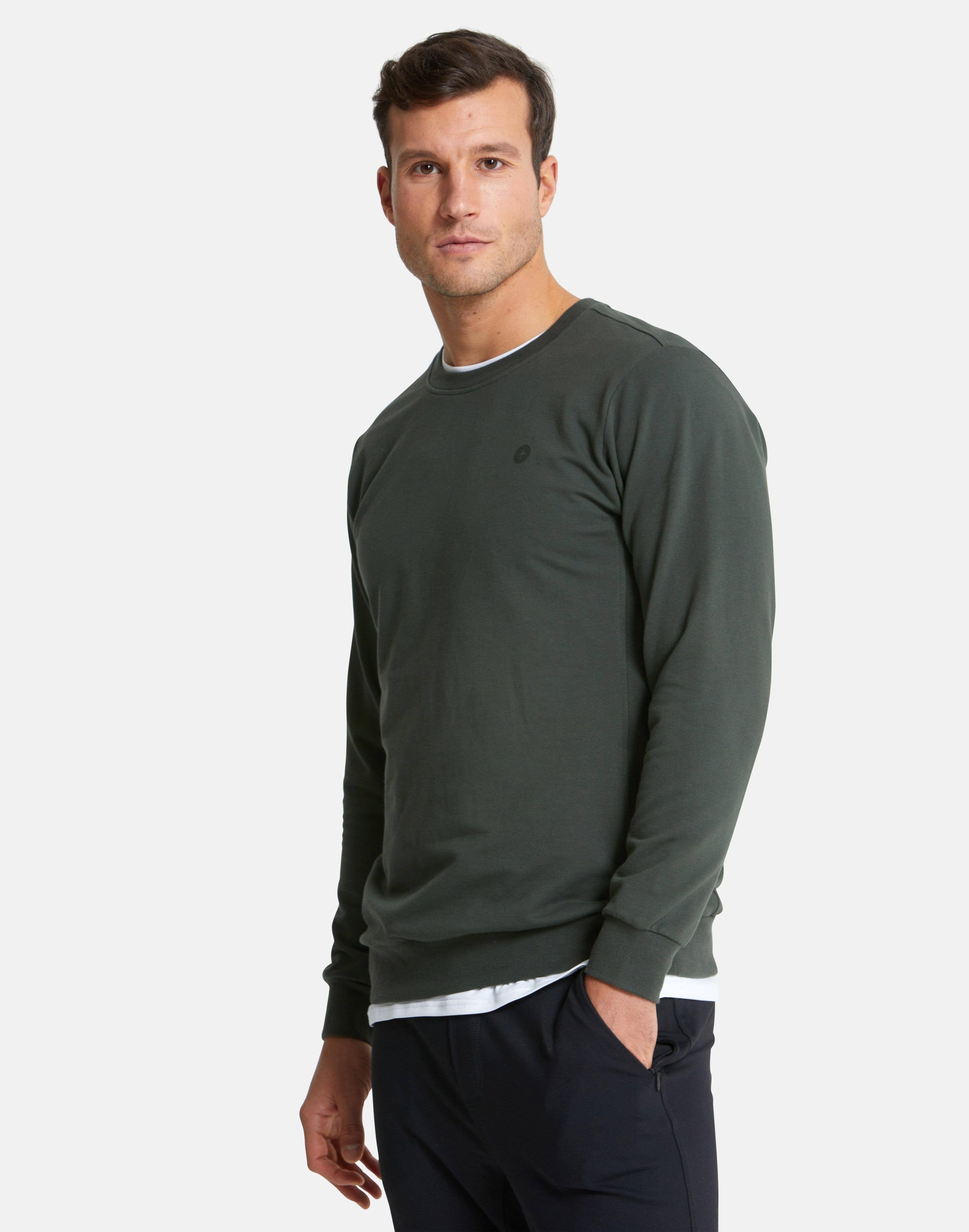 Velo Crew in Khaki - Sweatshirts - Gym+Coffee IE