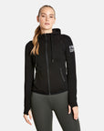 Womens Jet Black Hoodie - Hoodies - Gym+Coffee IE