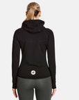 Womens Jet Black Hoodie - Hoodies - Gym+Coffee IE