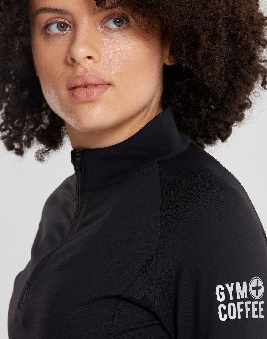 Womens Parker Pro 2.0 in Black - Long Sleeves - Gym+Coffee IE