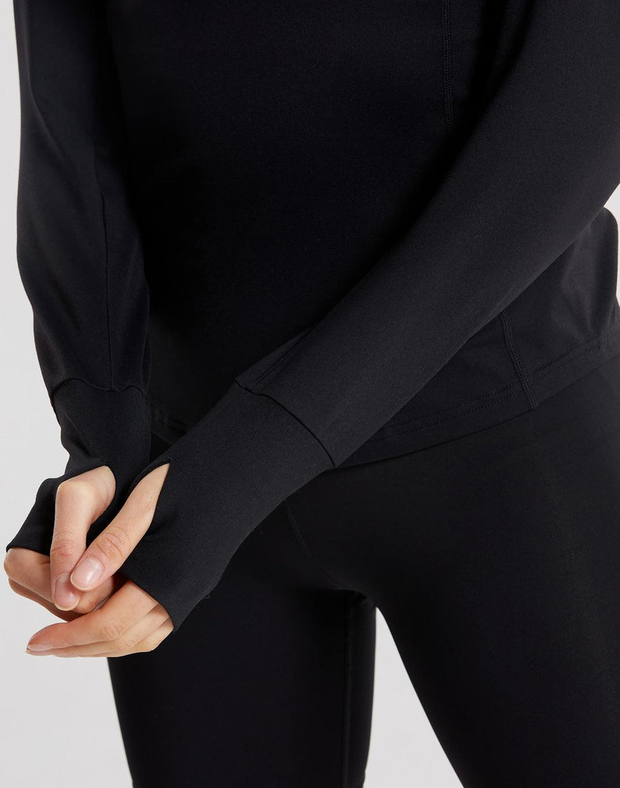 Womens Parker Pro 2.0 in Black - Long Sleeves - Gym+Coffee IE