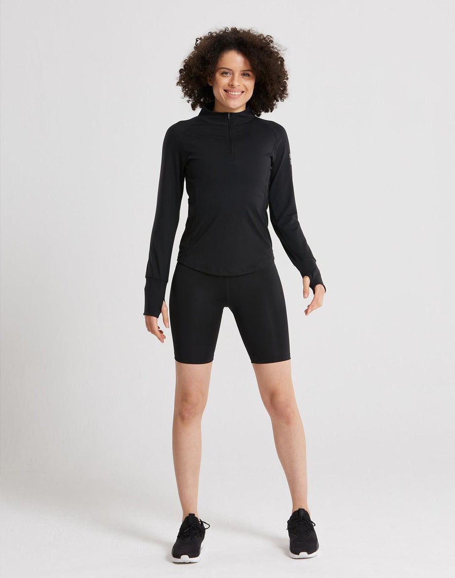 Womens Parker Pro 2.0 in Black - Long Sleeves - Gym+Coffee IE