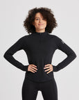 Womens Parker Pro 2.0 in Black - Long Sleeves - Gym+Coffee IE