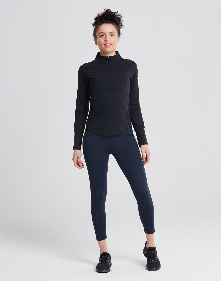 Womens Parker Pro 2.0 in Black - Long Sleeves - Gym+Coffee IE