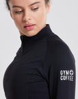 Womens Parker Pro 2.0 in Black - Long Sleeves - Gym+Coffee IE