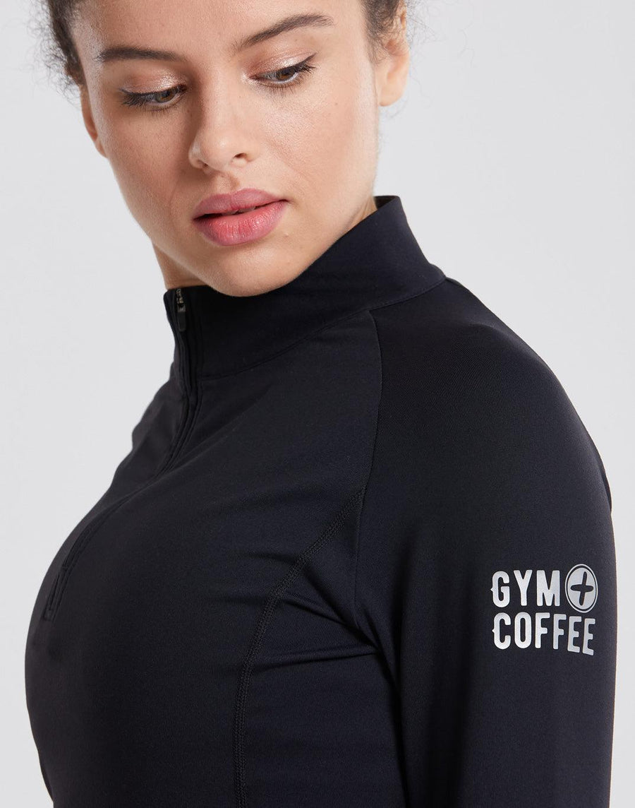 Womens Parker Pro 2.0 in Black - Long Sleeves - Gym+Coffee IE